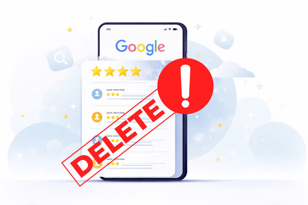 Por que as avaliações do Google somem? Entenda o motivo e o que fazer